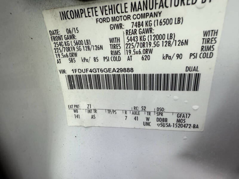 2016 Ford F-450 Super Duty