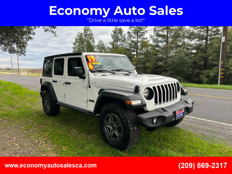 2019 Jeep Wrangler Unlimited for sale at Economy Auto Sales in Riverbank CA