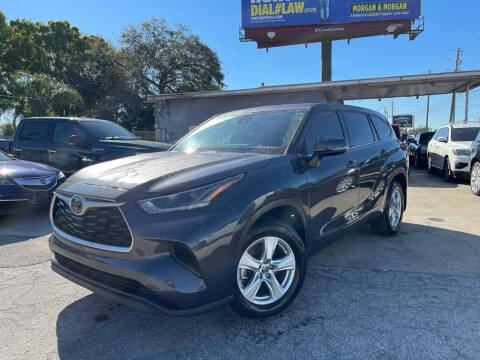 2021 Toyota Highlander for sale at P J Auto Trading Inc in Orlando FL