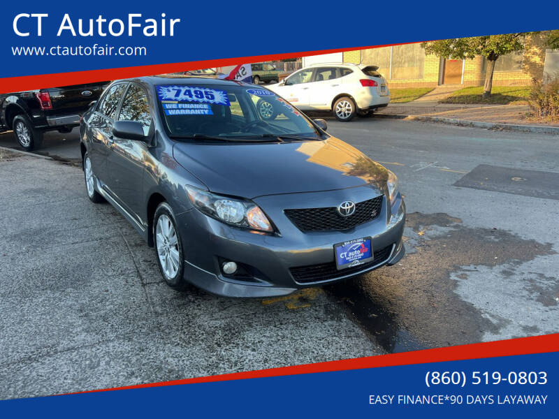2010 Toyota Corolla for sale at CT AutoFair in West Hartford CT