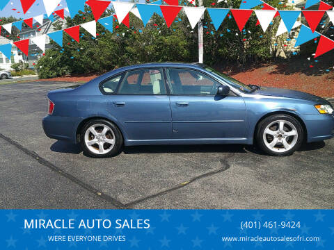 2007 Subaru Legacy for sale at MIRACLE AUTO SALES in Cranston RI