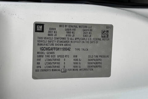 2017 Chevrolet Express 2500