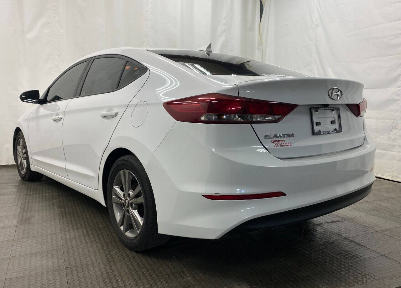 2017 Hyundai Elantra Value Edition 4dr Sedan (US) - White exterior view 6