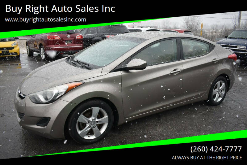 2013 Hyundai Elantra for sale at Buy Right Auto Sales Inc in Fort Wayne IN