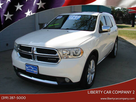 2011 Dodge Durango for sale at Liberty Car Company - II in Waterloo IA