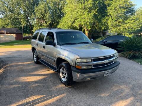 2002 Chevrolet Tahoe for sale at Sertwin LLC in Katy TX