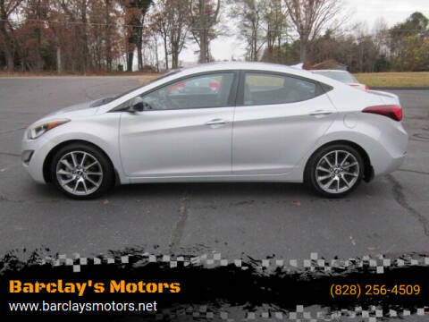 2016 Hyundai Elantra for sale at Barclay's Motors in Conover NC