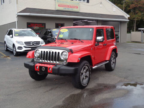 2017 Jeep Wrangler for sale at International Auto Sales Corp. in West Bridgewater MA