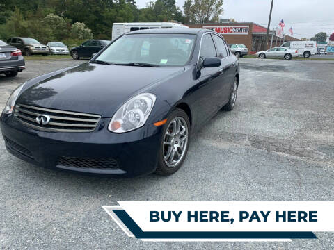 2005 Infiniti G35 for sale at AUTO XCHANGE in Asheboro NC