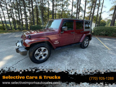 2008 Jeep Wrangler Unlimited for sale at Selective Cars & Trucks in Woodstock GA