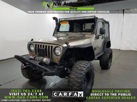2006 Jeep Wrangler for sale at NW Automotive Group in Cincinnati OH