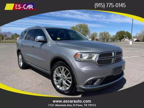 2014 Dodge Durango for sale at Escar Auto in El Paso TX