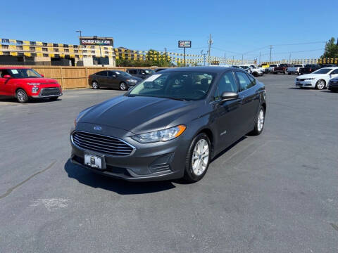 2019 Ford Fusion Hybrid for sale at J & L AUTO SALES in Tyler TX