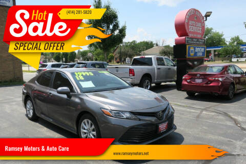 2018 Toyota Camry for sale at Ramsey Motors & Auto Care in Milwaukee WI