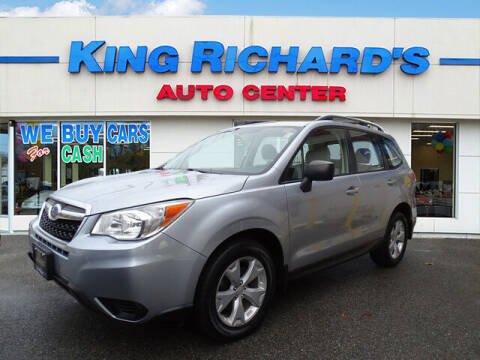 2015 Subaru Forester for sale at KING RICHARDS AUTO CENTER in East Providence RI