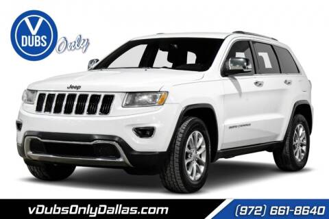 2015 Jeep Grand Cherokee for sale at VDUBS ONLY in Dallas TX
