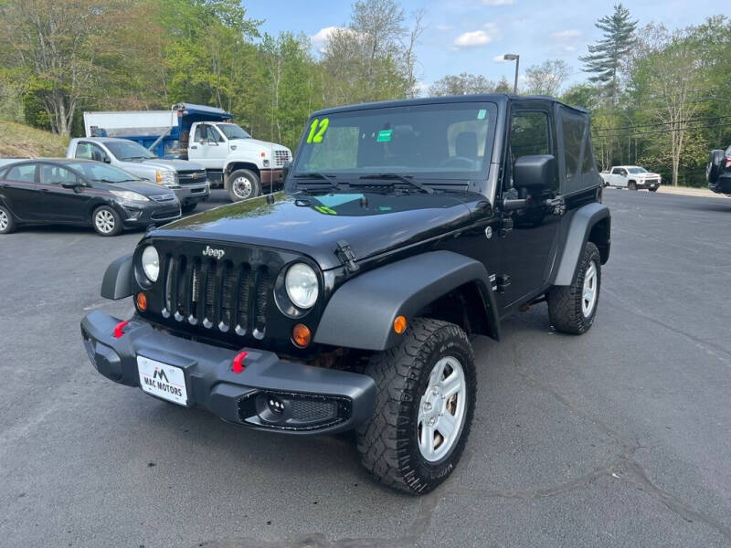 2012 Jeep Wrangler for sale at MAC Motors in Epsom NH