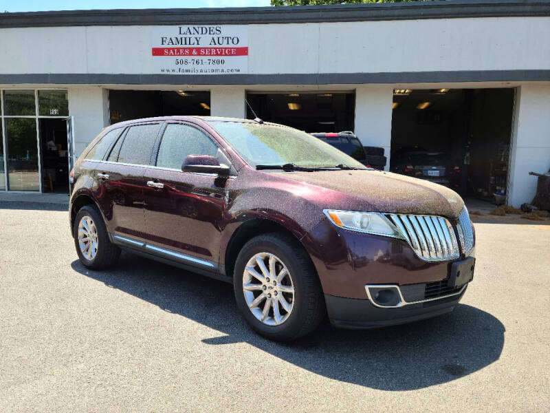 2011 Lincoln MKX for sale at Landes Family Auto Sales in Attleboro MA