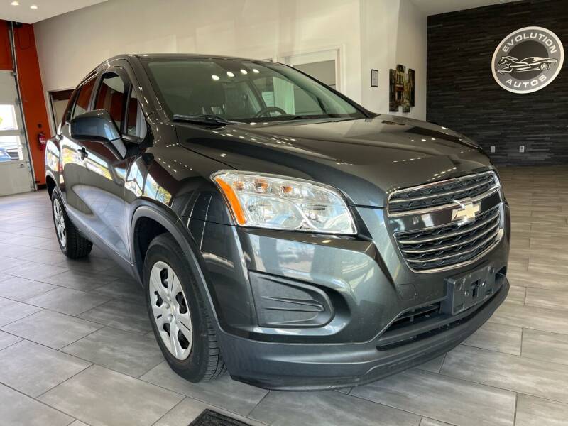 2016 Chevrolet Trax for sale at Evolution Autos in Whiteland IN