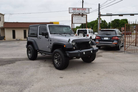 2016 Jeep Wrangler for sale at ARI Motors in Houston TX