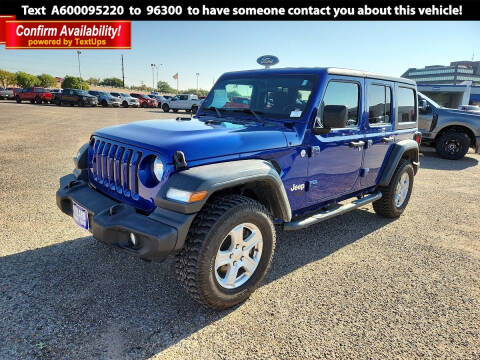 2020 Jeep Wrangler Unlimited for sale at POLLARD PRE-OWNED in Lubbock TX