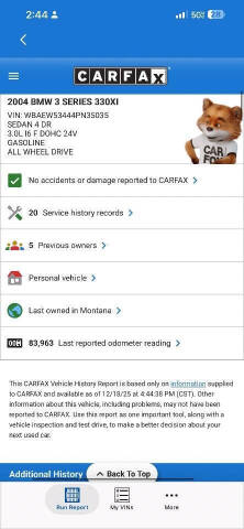 2004 BMW 3 Series 330xi