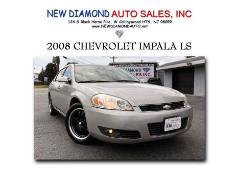 2008 Chevrolet Impala for sale at New Diamond Auto Sales, INC in West Collingswood Heights NJ