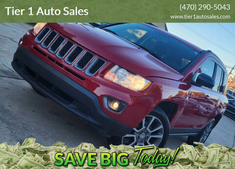 2016 Jeep Compass for sale at Tier 1 Auto Sales in Gainesville GA