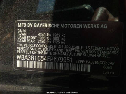 2014 BMW 3 Series 320i