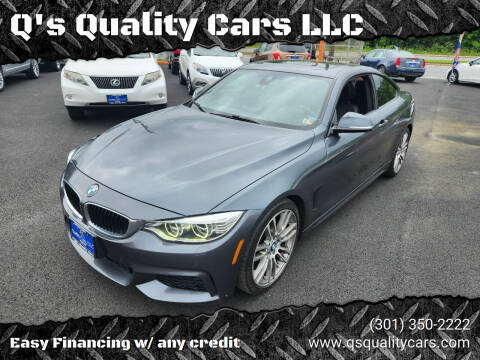 2015 BMW 4 Series for sale at Q's Quality Cars LLC in Capitol Heights MD