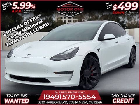 2022 Tesla Model 3 Performance