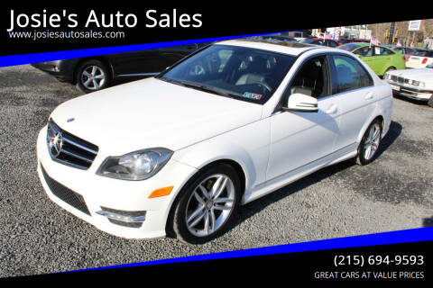 2014 Mercedes-Benz C-Class for sale at Josie's Auto Sales in Gilbertsville PA