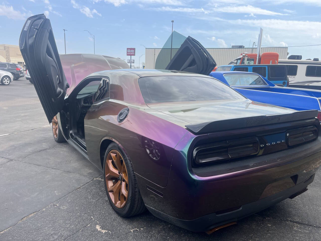 PURPLE 2017 Dodge Challenger R/T R/T 2dr Coupe 2