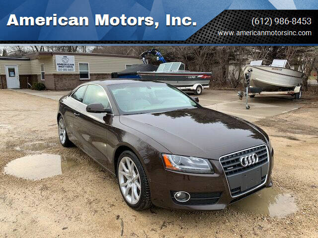 2012 Audi A5 for sale at AMERICAN MOTORS, INC. in Farmington MN