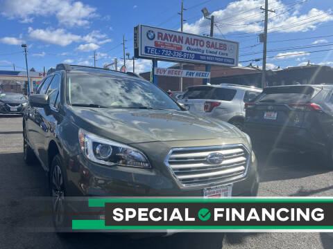 2016 Subaru Outback for sale at Rayan Auto Sales in Plainfield NJ