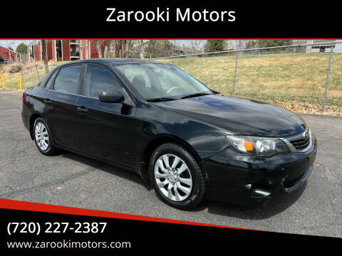 2008 Subaru Impreza for sale at Zarooki Motors in Englewood CO