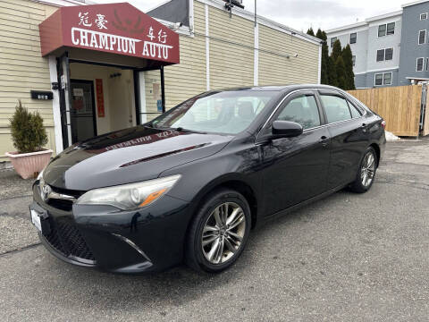 2016 Toyota Camry for sale at Champion Auto LLC in Quincy MA