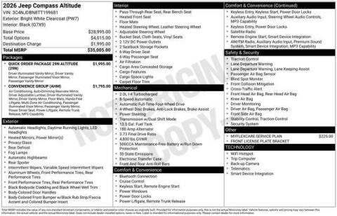 2026 Jeep Compass Latitude