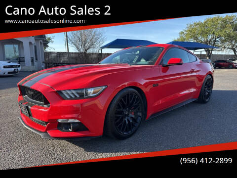 2016 Ford Mustang for sale at Cano Auto Sales 2 in Harlingen TX