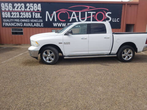 2016 RAM 1500 for sale at MC Autos LLC in Pharr TX