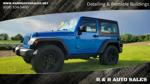 2015 Jeep Wrangler for sale at R & R AUTO SALES in Juda WI