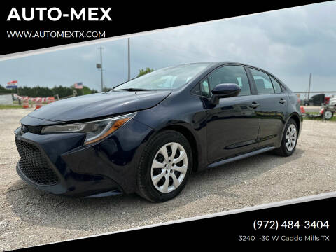 2021 Toyota Corolla for sale at AUTO-MEX in Caddo Mills TX
