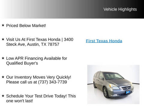 2007 Honda Odyssey Touring