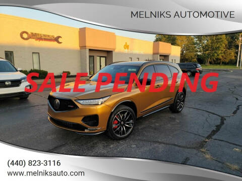 2022 Acura MDX for sale at Melniks Automotive in Berea OH