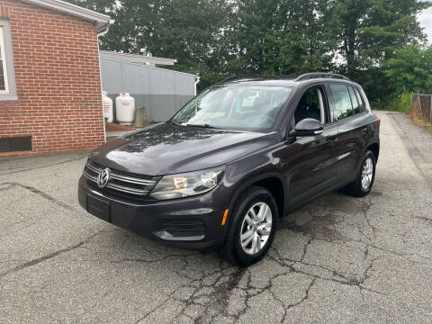 2016 Volkswagen Tiguan for sale at Ludlow Auto Sales in Ludlow MA