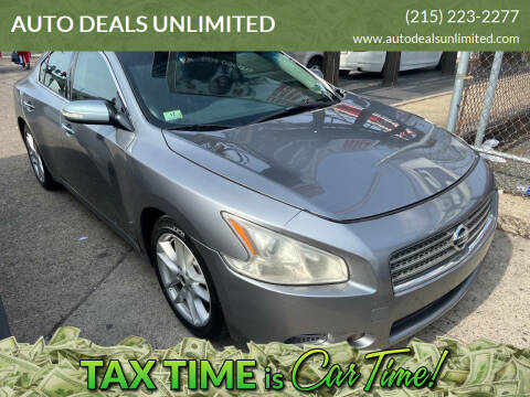 2009 Nissan Maxima for sale at AUTO DEALS UNLIMITED in Philadelphia PA