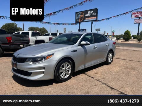 2018 Kia Optima for sale at EP Motors in Amarillo TX