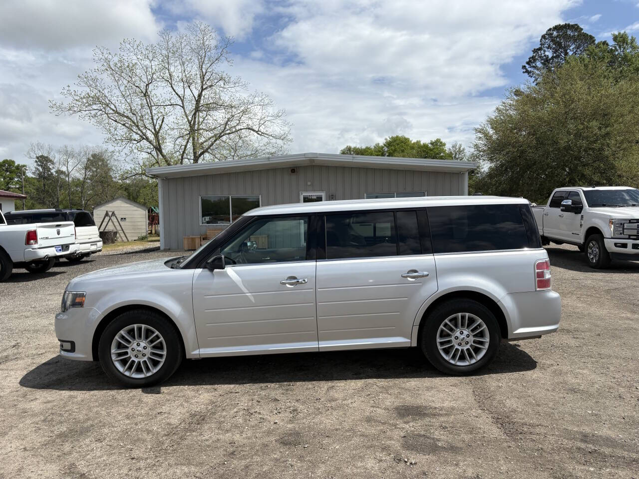 Silver 2015 Ford Flex SEL SEL 4dr Crossover 1