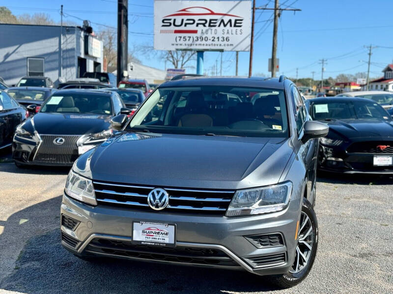 2018 Volkswagen Tiguan for sale at Supreme Auto Sales in Chesapeake VA