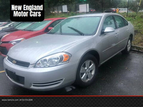 2006 Chevrolet Impala for sale at New England Motor Cars in Springfield MA